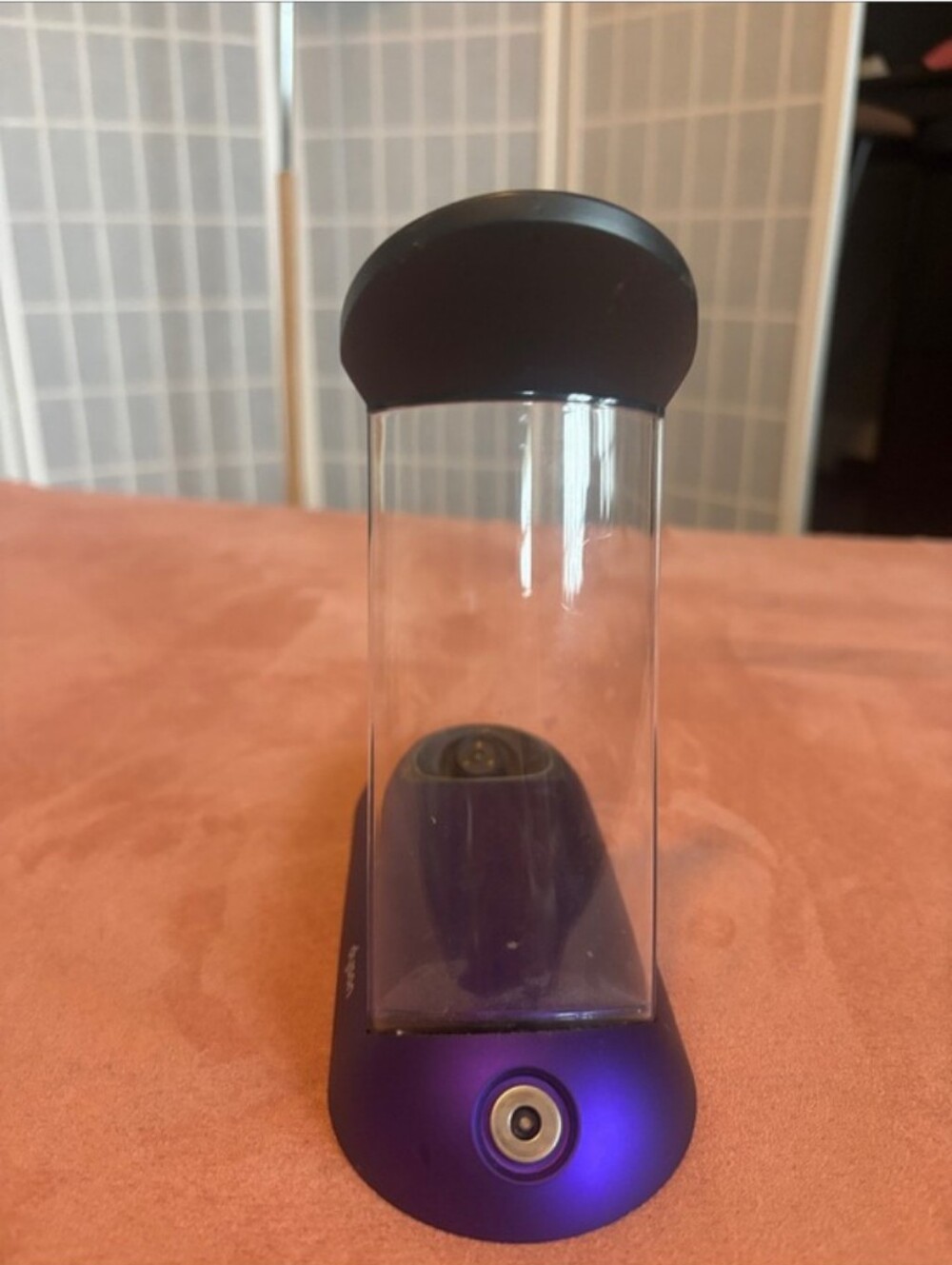 Dyson Purple Cordless Hair Straightener Docking Station With Clear Stand - Picture 3 of 3